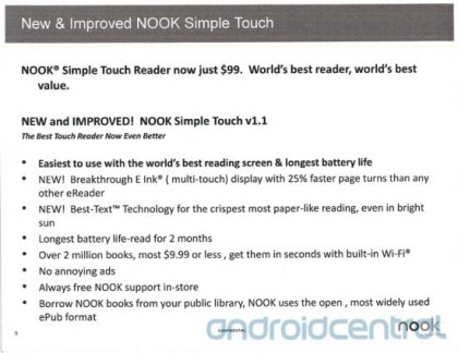 nook-simple-touch-pricechange Barnes & Noble Nook Color and Simple Touch prices to drop 5