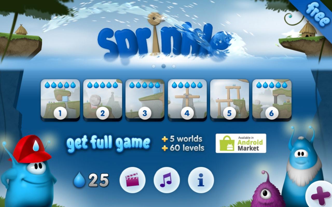 Water Physics Based Puzzler Sprinkle Now Available On Android 2.3 And ...