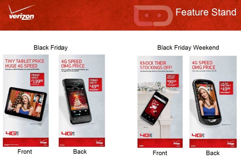 Verizon Announces Black Friday Specials: Free Red Incredible 2, $199 XOOM and More 4