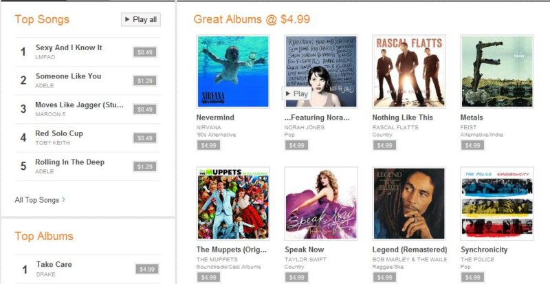 [Update] Check Out the Google Music Blowout for $4.99 Albums and $0.49 Tracks... Over 10 Million Tracks!! 3