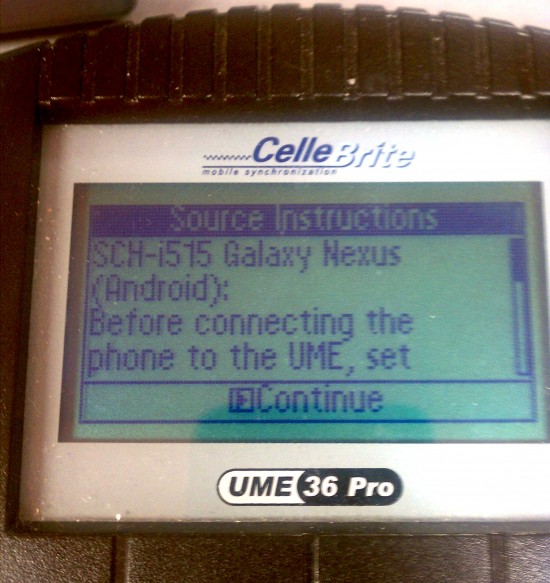 Galaxy Nexus shows up in Verizon Cellebrite system again, This time with the right name 3