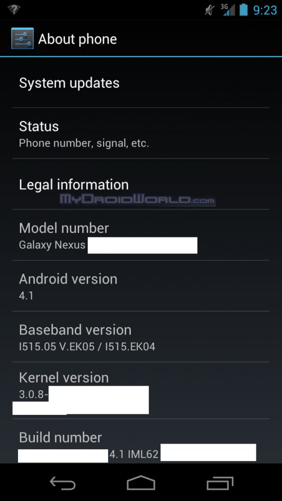 Verizon Galaxy Nexus gets LTE speed test and update to 4.1.0 3