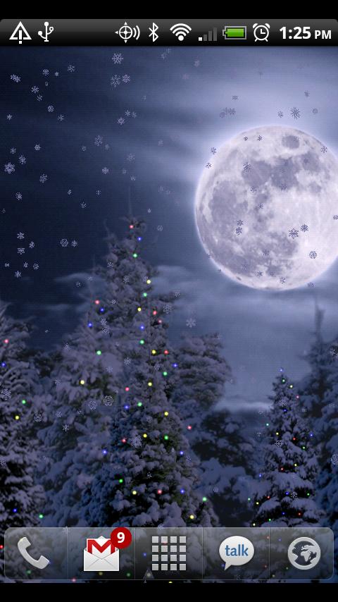 Get Into The Season Early With Snowfall Live Wallpaper For Android (Video) 3