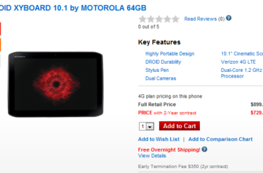 DROID XYBoard Tablets for Sale on Verizon Website, Confirms December 12th In-Store Availability 8