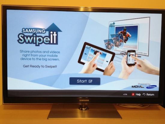 Samsung to Debut Airplay Rival, SwipeIt at CES 4