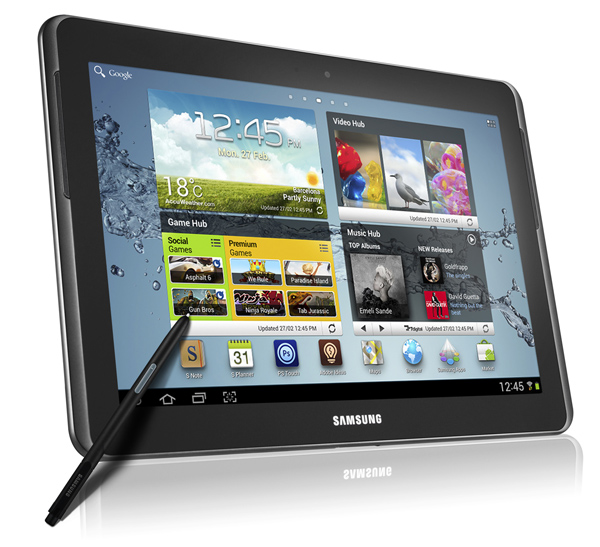 Samsung Galaxy Note 10.1 Receives Hands-on Treatment At MWC 2012 4