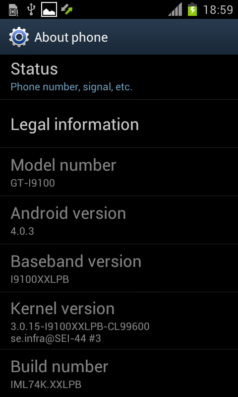 More ICS leaks for Galaxy S II - Build I9100XXLPB 4