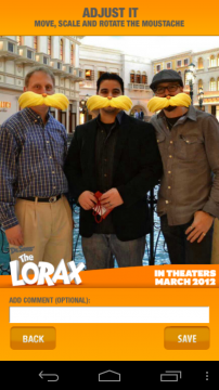 Stache yourself, friends, or family with the Official Lorax App 5