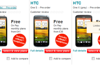 Vodafone Officially Makes HTC One X And One V Smartphones Available For Preorders 33