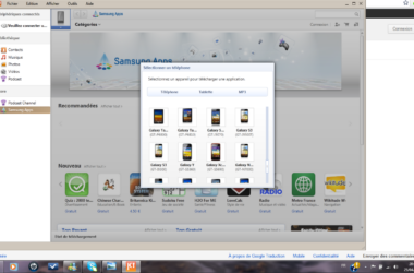 Samsung Galaxy S3 listing found within Kies PC Software 24