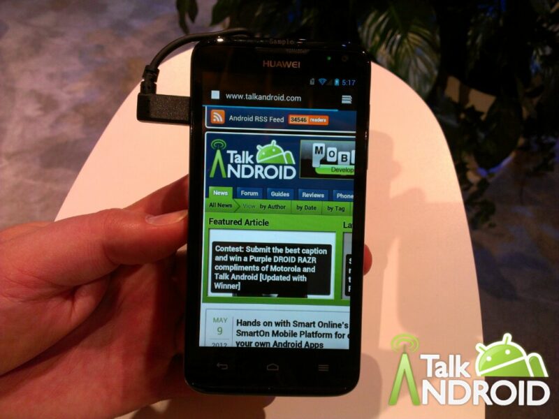 Hands on with the Huawei Ascend D Quad at CTIA [Video] 4
