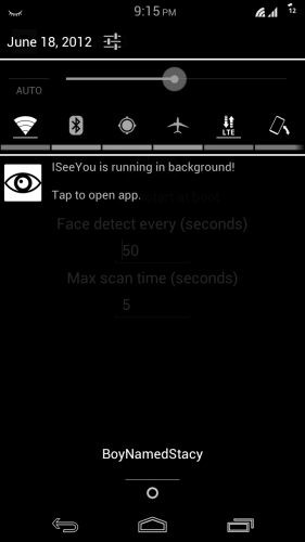 ISeeYou App Keeps Your Screen On While Looking at it, Similar to the GSIII's Smart Stay 5