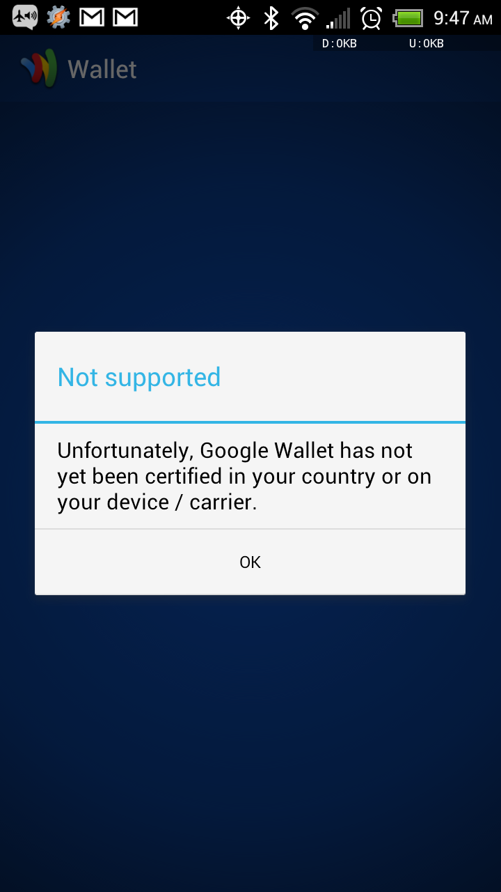 Sprint HTC Evo 4G LTE Users Currently Locked Out Of Google Wallet 3