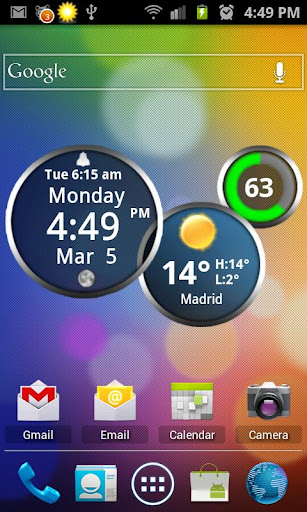 Clock Widget from Atrix HD Now Available via APK File, Looks Awfully Similar to Rings Digital Weather Clock [Updated] 4
