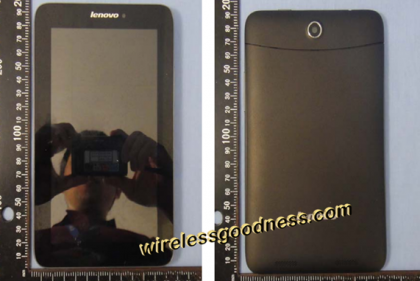 7-inch Lenovo IdeaTab A2107A makes a showing at the FCC 3