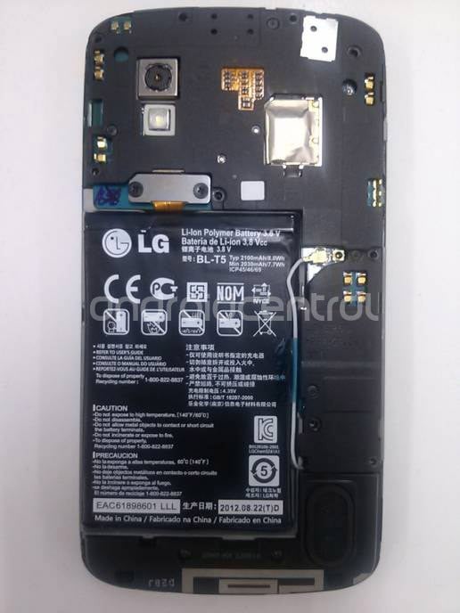 Interior of LG Nexus 4 unmasked 4