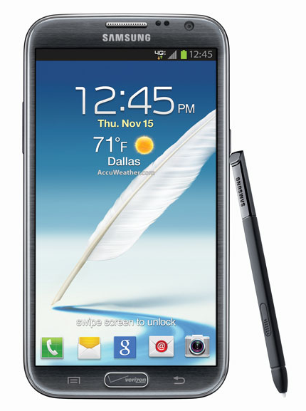 Verizon's Galaxy Note II will feature a carrier branded home button 4