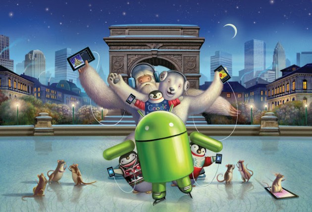 Nexus_skating_front (1) Android themed Holiday Cards now available for sharing or using as a wallpaper 5