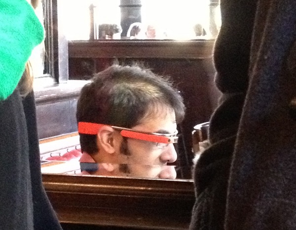 Google Glass With Prescription Lenses Spotted Out In The Wild in New York City 4