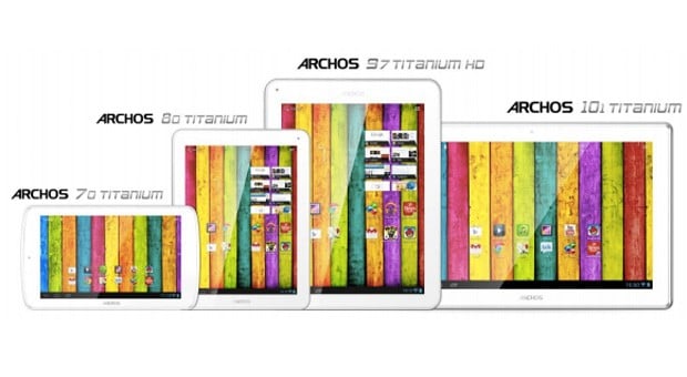 Archos shows off new Titanium line of tablets at CES 3