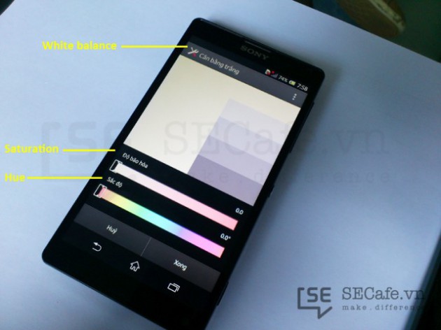Display calibration software may be included on Sony Xperia Z and Sony Xperia ZL 4