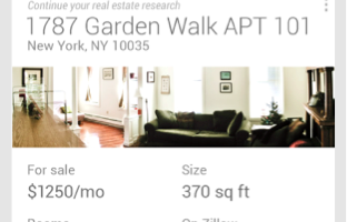 Google Now officially releases widget, new partners, options 4