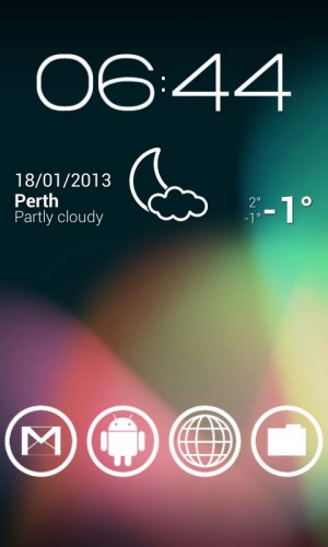Access notifications with invisible notification bar on custom ROMs 4