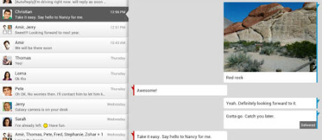 Verizon Messages update enables all devices for messages 6
