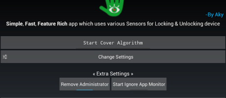 New Cover Algorithm app enables sensor-based lock/unlock actions 5