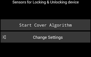 New Cover Algorithm app enables sensor-based lock/unlock actions 9