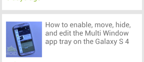 The TalkAndroid app gets updated with a new widget, built in video player, and more 5