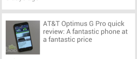 The TalkAndroid app gets updated with a new widget, built in video player, and more 4