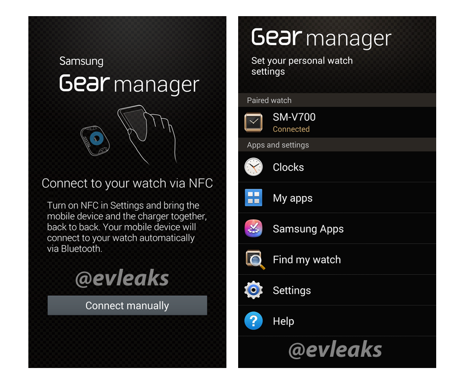 Gear Manager Android App for Galaxy Gear Smartwatch Leaks - Talk Android