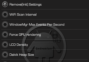 Andromizer is a "one-stop shop" app for tweaks and settings 3