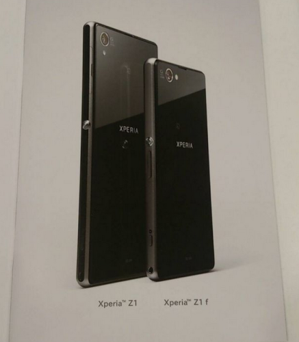 Xperia-Z1-f-next-to-Xperia-Z1-NTT-DoCoMo-Brochure