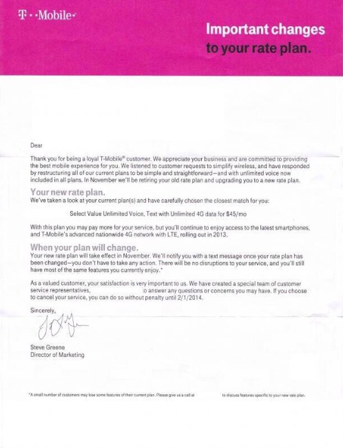 T-Mobile Rate Plan Change_TalkAndroid