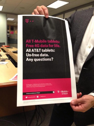 T-mobile tablet data ad