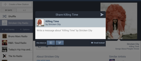 Pandora updates app to add tablet optimizations, Chromecast support appears to be forthcoming 6