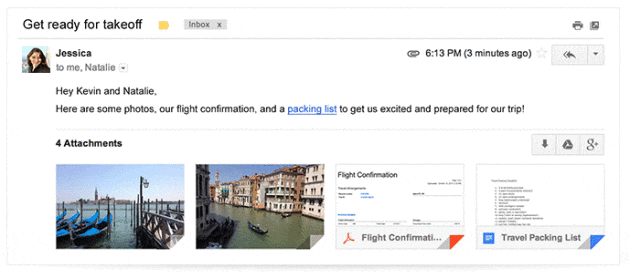 Google Drive Gmail