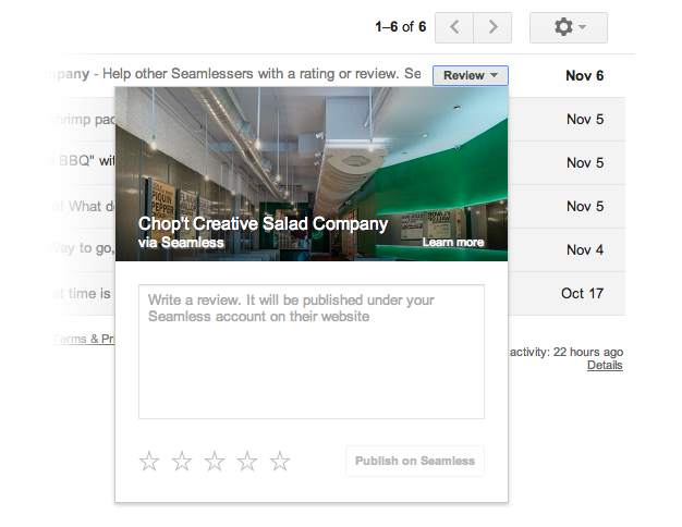 gmail quick actions