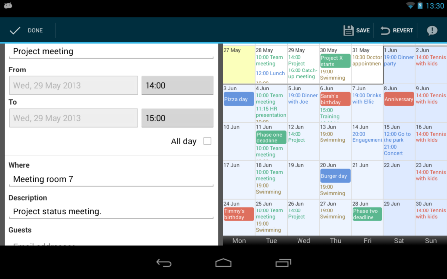 Android Calendar Complete Best Android calendar apps for phones and tablets [December 2013 ...