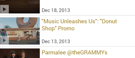 The official Grammys app gives you the Red Carpet and behind the scenes action during tonight's Grammy Awards 8