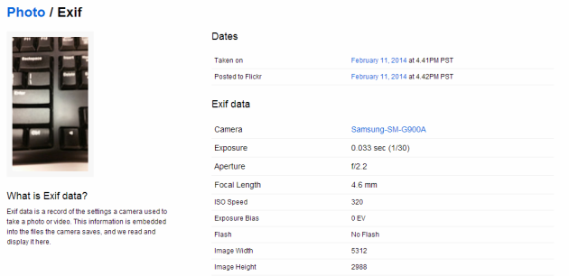 SamsungGS5Exif
