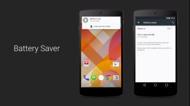battery saver IO