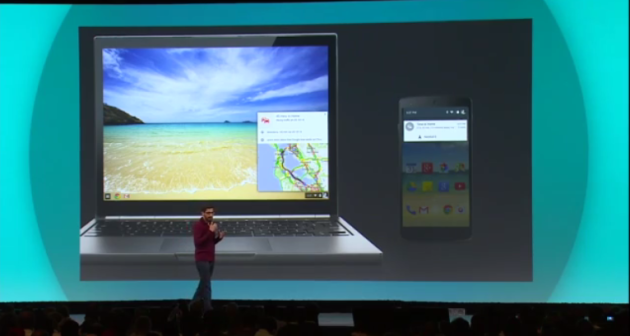 google now notifications chromebook
