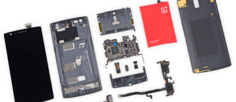iFixit team tears down, repairs OnePlus One, receives average repairability score 7