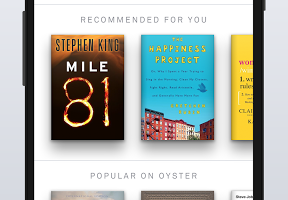Oyster e-book subscription service opens the cover on Android app 5