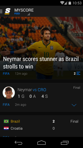 theScore Feed Android