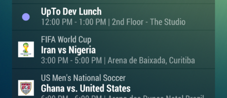 UpTo gets new widgets and an improved interface with latest update 7