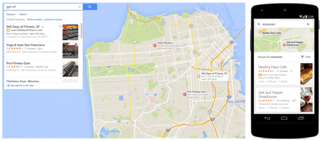 Google maps ads